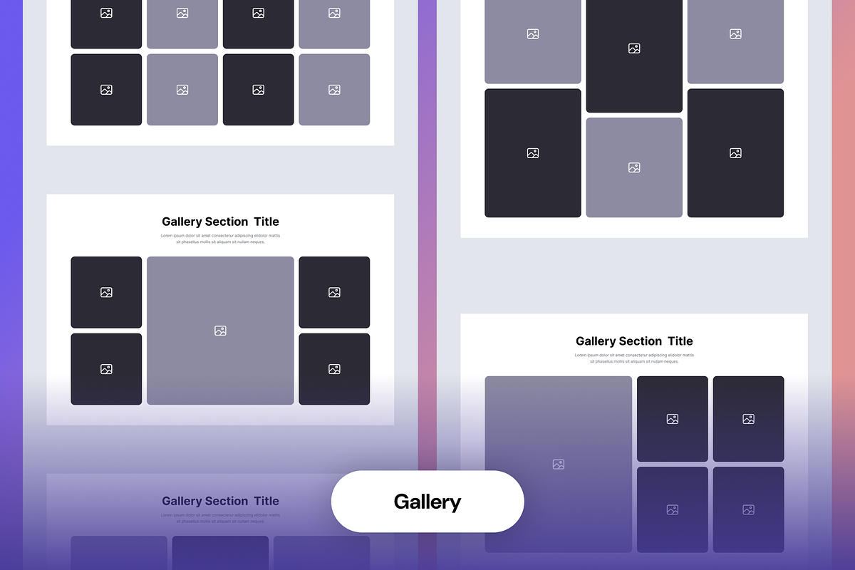 Website Wireframe UI Kit in Figma, a Wireframe Template by nwdigitalstore (Photo 13 of 17)