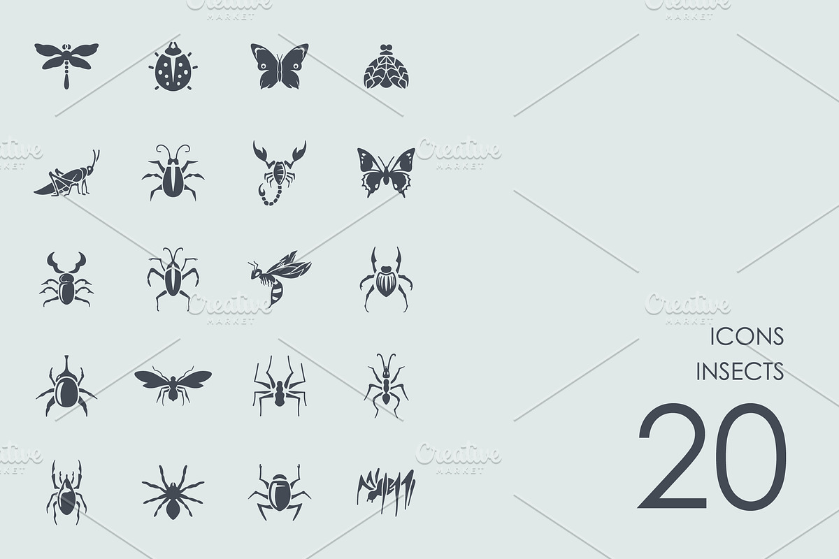 Insects icons, an Icon by Palau