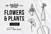 60 Plant & Floral Icons - Flower, an Outline Icon by Hatch Design Workshop (Thumbnail 1 of 11)