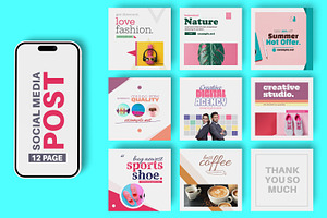 Social Media Post Layout, a Social Media Template by MightyDesign