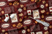 Autumn lace patterns Vector, a Pattern Graphic by Tani Kuzminka (Thumbnail 11 of 24)