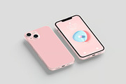 iPhone 13 Mockup, an iPhone Mockup by Se٧enStudio (Thumbnail 2 of 3)