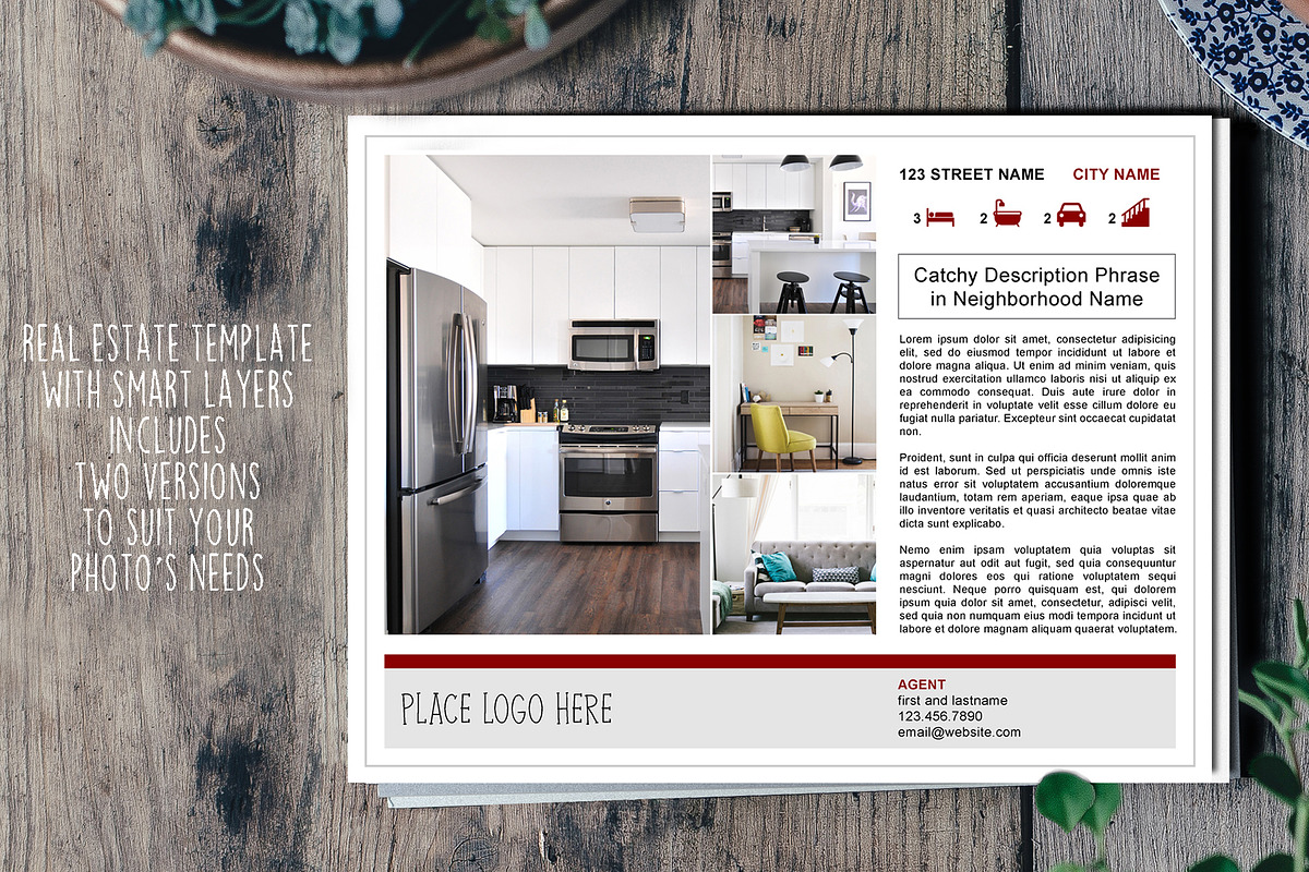 Real Estate Flyers with smart layers, a Flyer Template by Nancy Ingersoll (Photo 2 of 4)