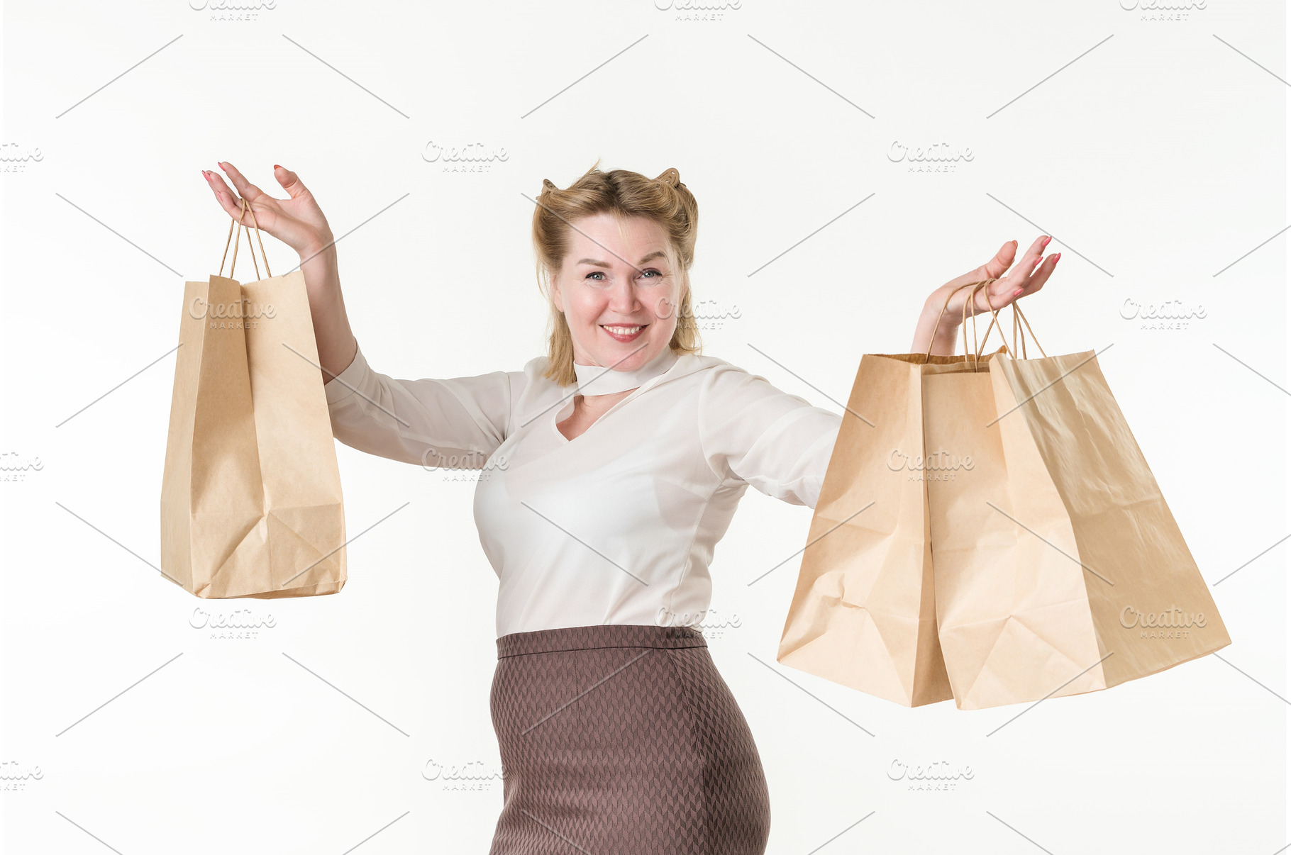 Waist up photo of happy smiling, a Person Photo by Alexander-Piragis