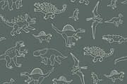 Dinosaur adventure, a Pattern Graphic by GooseFrol (Thumbnail 6 of 8)