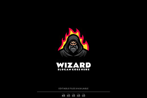 Wizard Mascot Logo Design, a Branding & Logo Template by Artnivora.Std
