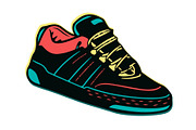 Sport Shoes Set, Sneakers Vector, a Healthcare Illustration by Den Marty Studio (Thumbnail 11 of 12)