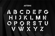 Asterix Font | Futuristic Bold Font, a Font by WhymoreArt (Thumbnail 9 of 10)