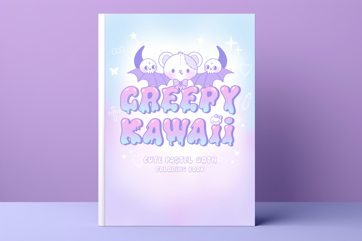 Creepy Kawaii Font, a Handwritten Font by Babymimiart (Photo 4 of 9)