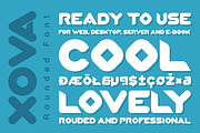 Xova rounded, a Sans Serif Font by CRR | NTN (Thumbnail 2 of 4)