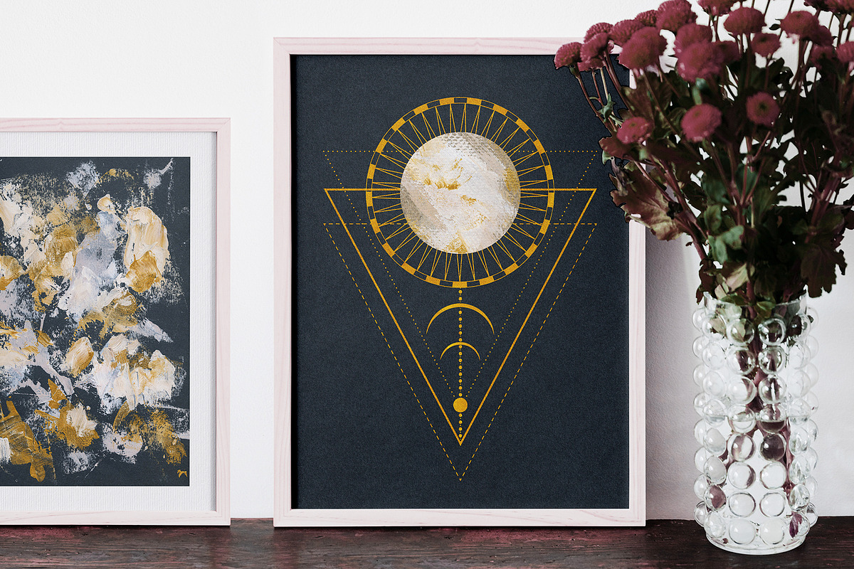 Celestial Art & Acrylic Textures, an Object Graphic by CatJello Graphics (Photo 13 of 31)