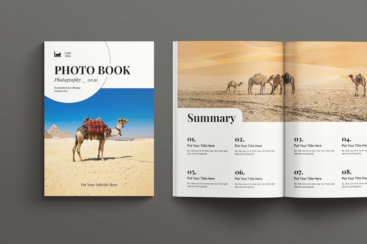 Photo Book Template, a Magazine Template by Seeing-art (Photo 2 of 11)