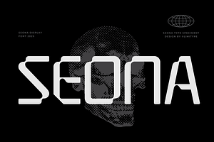 Seona - Futuristic Font, a Sans Serif Font by limitype