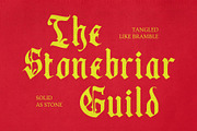 CS Mabel Drawn, a Blackletter Font by Craft Supply Co. (Thumbnail 2 of 8)
