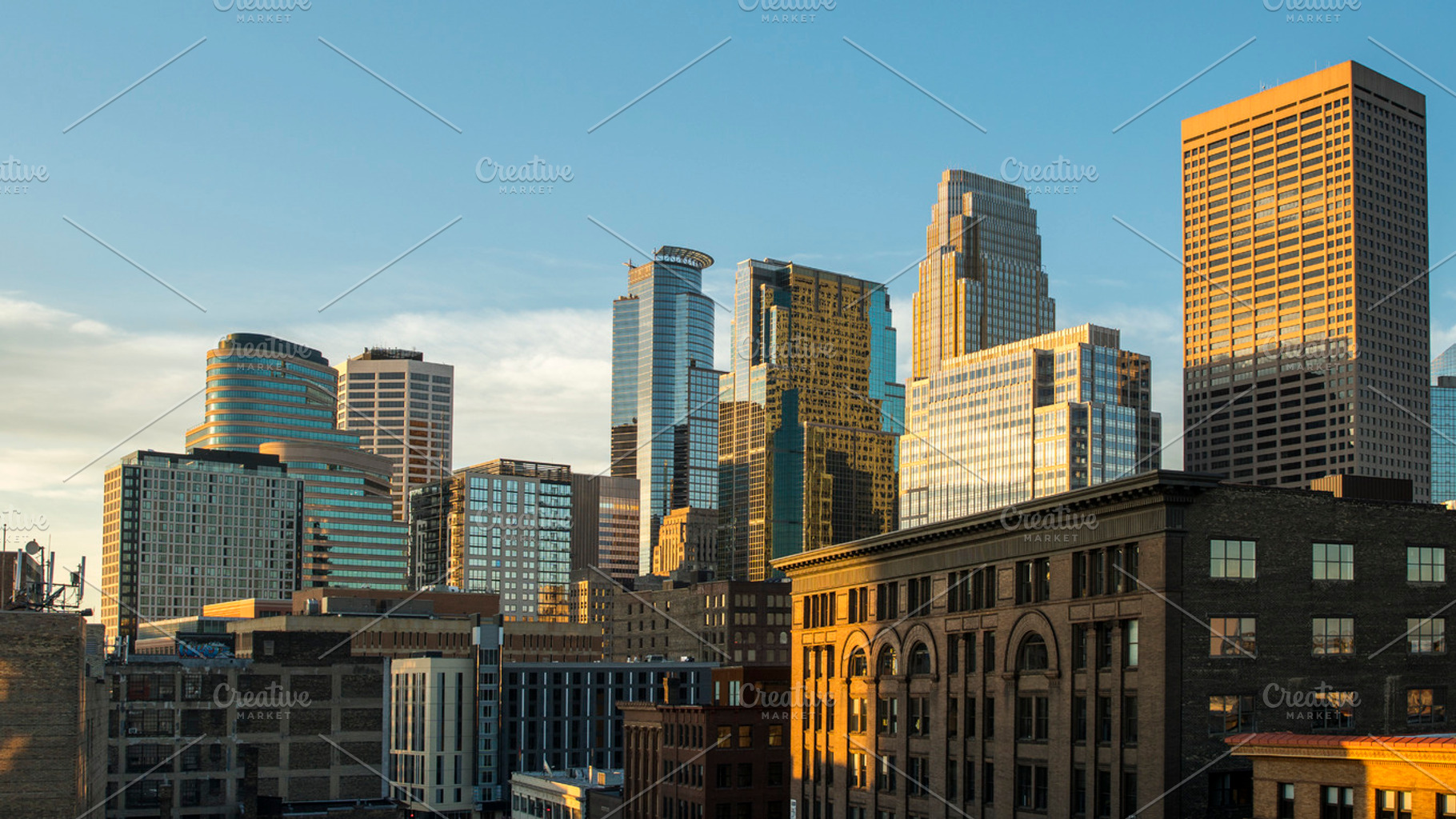 Minneapolis Skyscrapers, a Photo by thirtystory