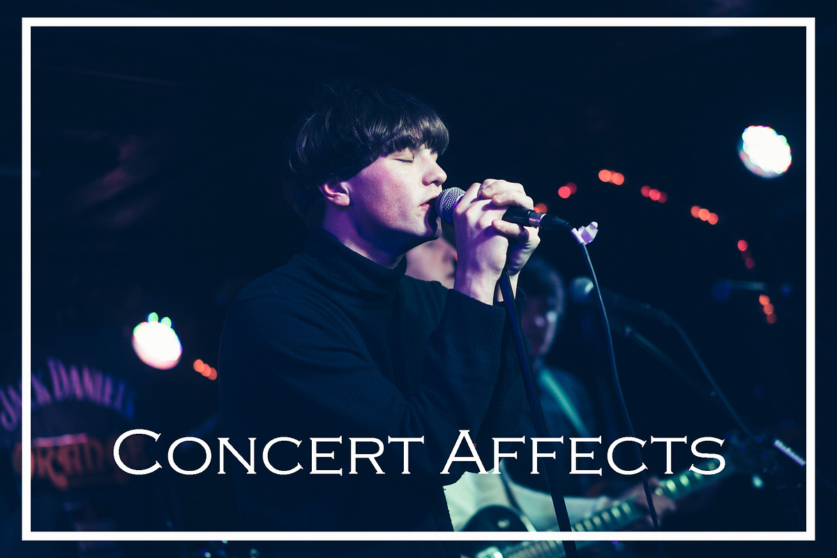 Concert Affects Lightroom Presets, an Action Add-On by Winsome Effects & Co. (Photo 1 of 4)