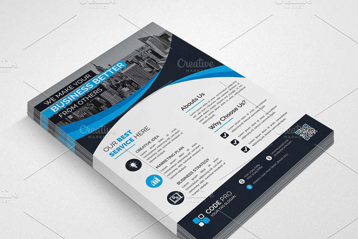 Flyers, a Flyer Template by pixelworkz (Photo 2 of 6)