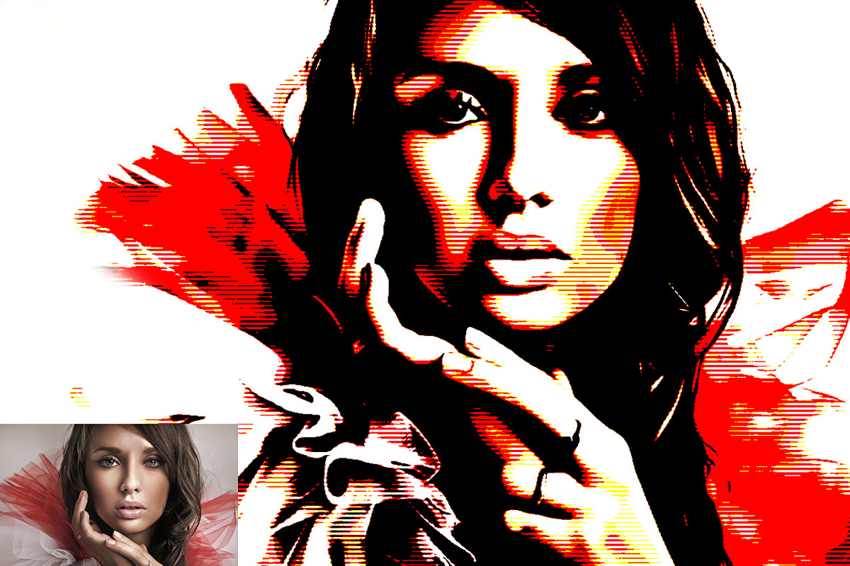 Pop Art Effect Photoshop Action, an Action Add-On by MRI STUDIO (Photo 4 of 11)