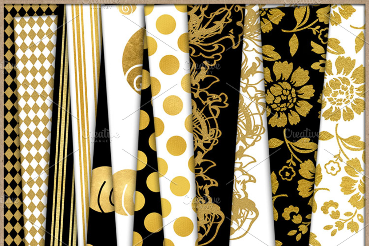 Golden Paper Collection - Paper 3, a Pattern Graphic by Adriana Ferrari (Photo 1 of 2)