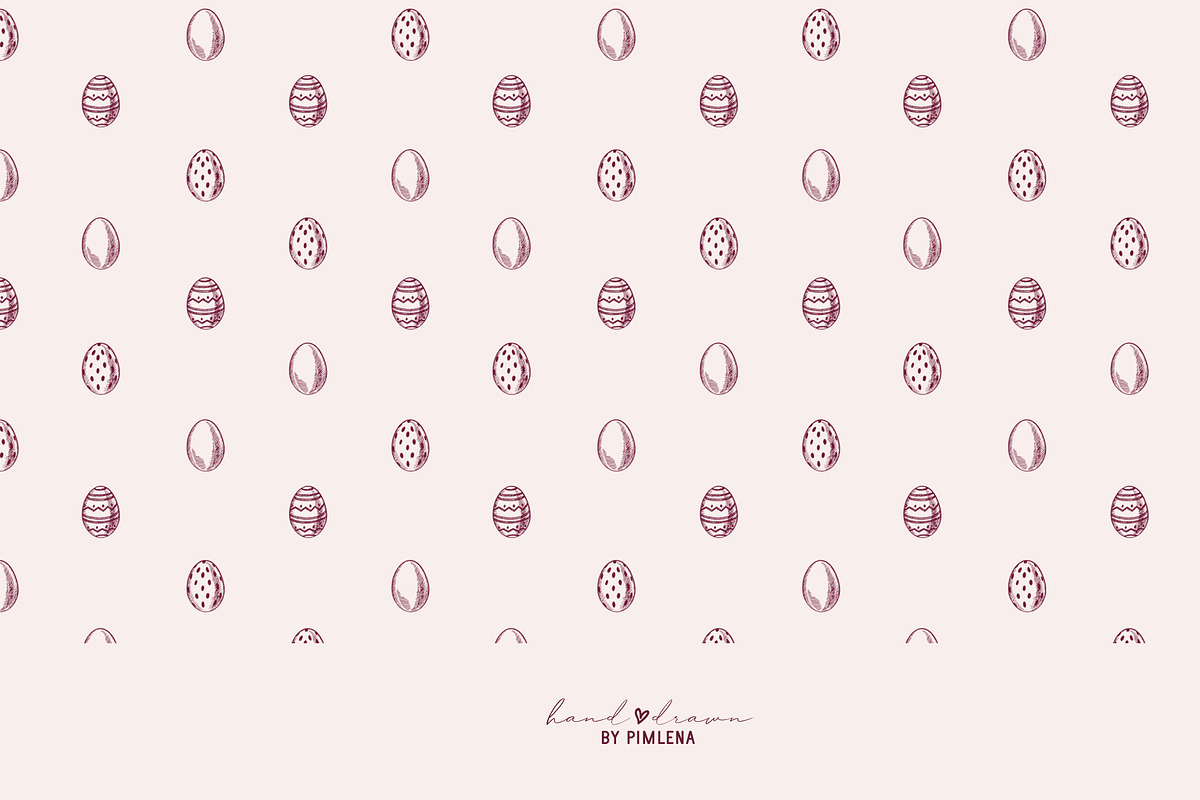 Happy Easter Collection, a Seasonal Illustration by Elena Pimonova (Photo 6 of 7)