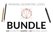Minimal Geometric Logo Bundle v1, a Branding & Logo Template by buttonpl (Thumbnail 1 of 13)