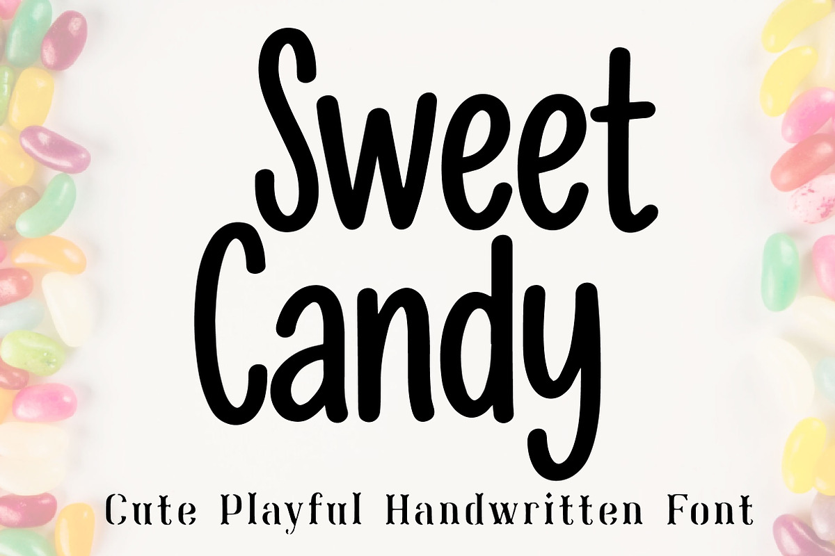 Sweet Candy, a Handwritten Font by Wow Magic (Photo 1 of 2)