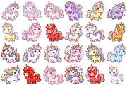 Cute Unicorn Clipart, an Animal Illustration by Forhadx5 (Thumbnail 7 of 9)