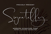 Signatally, a Handwritten Font by Integritype Studio (Thumbnail 1 of 15)