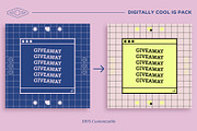 Digitally Cool IG Kit in PSD & CANVA, a Social Media Template by Tangerine Nation (Thumbnail 13 of 13)