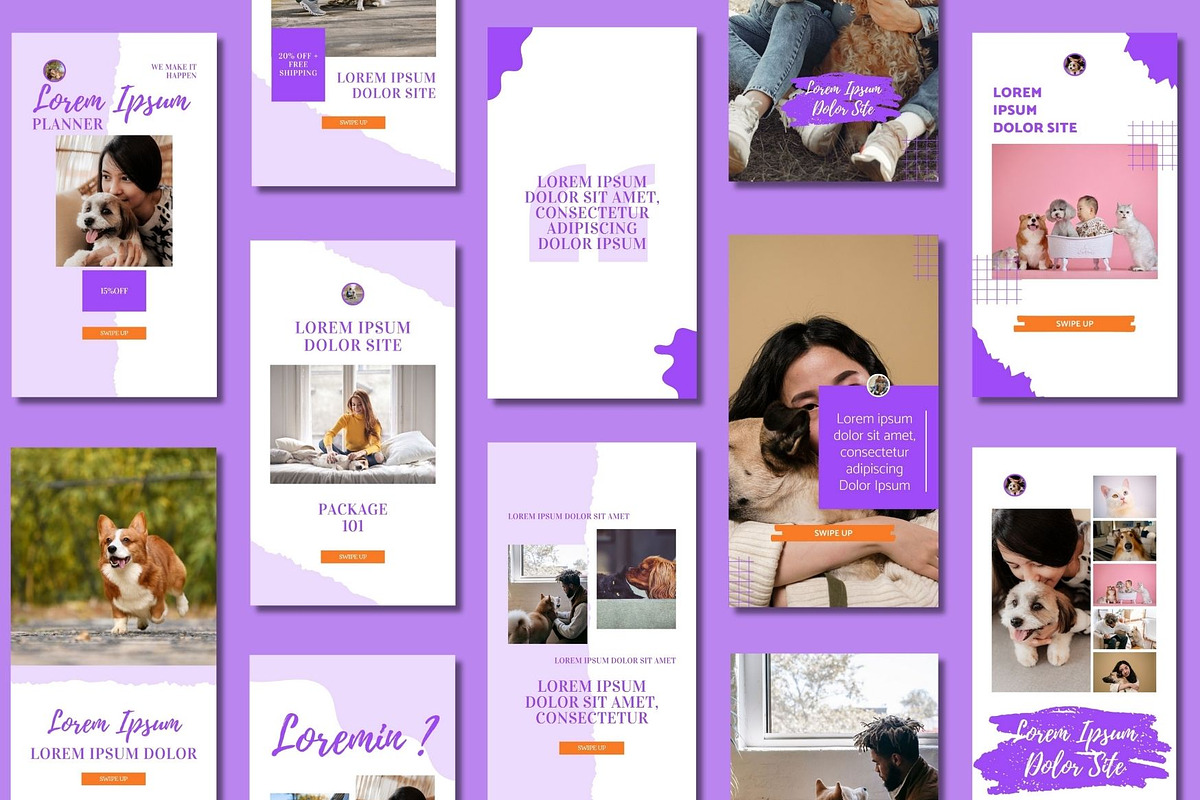 Pet Shop Social Media Story Template, a Social Media Template by BoontenStudio (Photo 2 of 8)