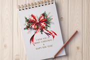 Christmas Decorative Bows Clipart, a Decorative Illustration by Vasmila (Thumbnail 6 of 6)