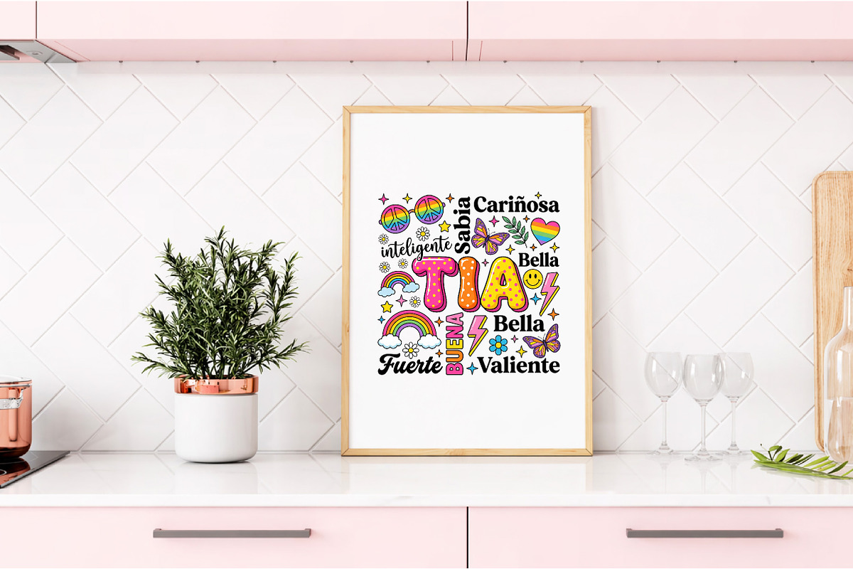 Tia Latina Retro PNG Design, a Decorative Illustration by Dream Creation (Photo 7 of 8)