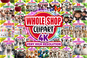 Whole Shop 4K Clipart Bundle, an Object Graphic by M9 Design (Thumbnail 1 of 9)