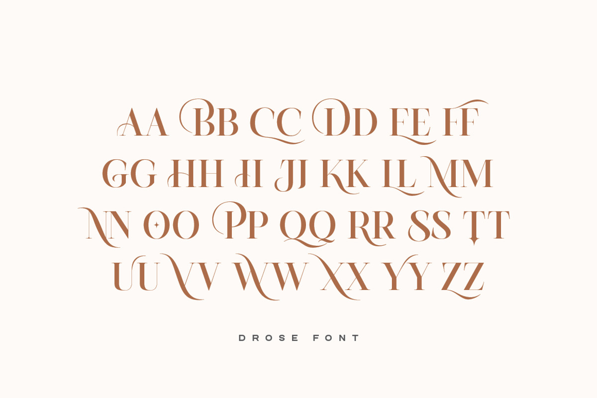 Drose - Modern luxury Serif Font, a Serif Font by Typebae (Photo 7 of 10)