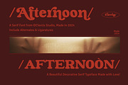 Fallen Tree | Retro Serif, a Serif Font by ClevUs (Thumbnail 5 of 12)