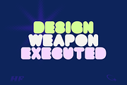 BAQ Rounded 2 Chunky Display Fonts, a Sans Serif Font by HyperFluro (Thumbnail 2 of 7)