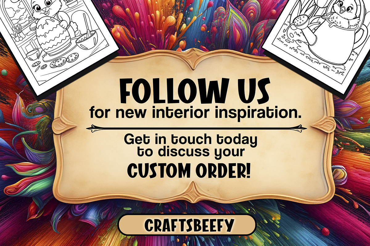 80+ Easter Cutie Coloring Pages, an Animal Illustration by Craftsbeefy (Photo 4 of 4)