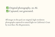 Coastal California Photo Backgrounds, a Background Photo by CreatingYOU.®, Lori Rice (Thumbnail 5 of 5)