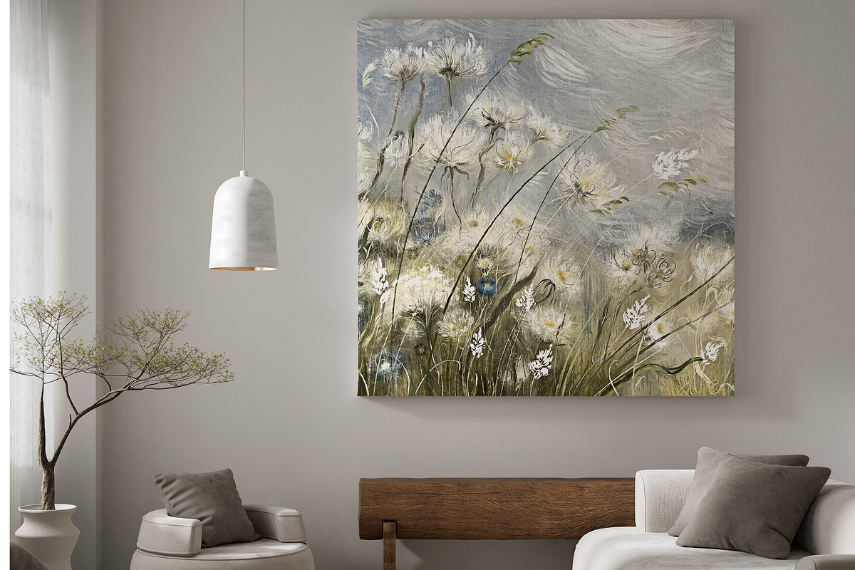Wallpaper Wild Grasses, a Wallpaper Graphic by apollinariia_shop (Photo 3 of 9)