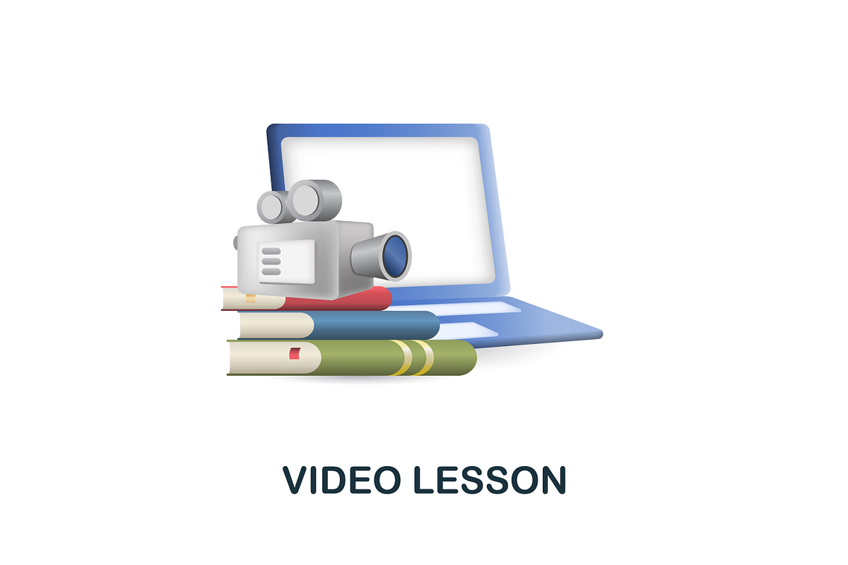 E Learning 3D Icons Set Bundle, an Object Graphic by Aimagenarium@gmail.com (Photo 5 of 21)