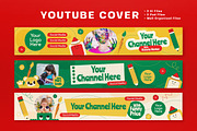 Green Yellow Quirky Youtube Cover, a Social Media Template by graphicook (Thumbnail 2 of 3)