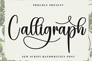 Calligraph | Script Font, a Handwritten Font by Scratchones (Thumbnail 1 of 8)