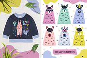 Oh Llama Graphic Pack, an Animal Illustration by Gulnara Sabirova (Thumbnail 5 of 22)