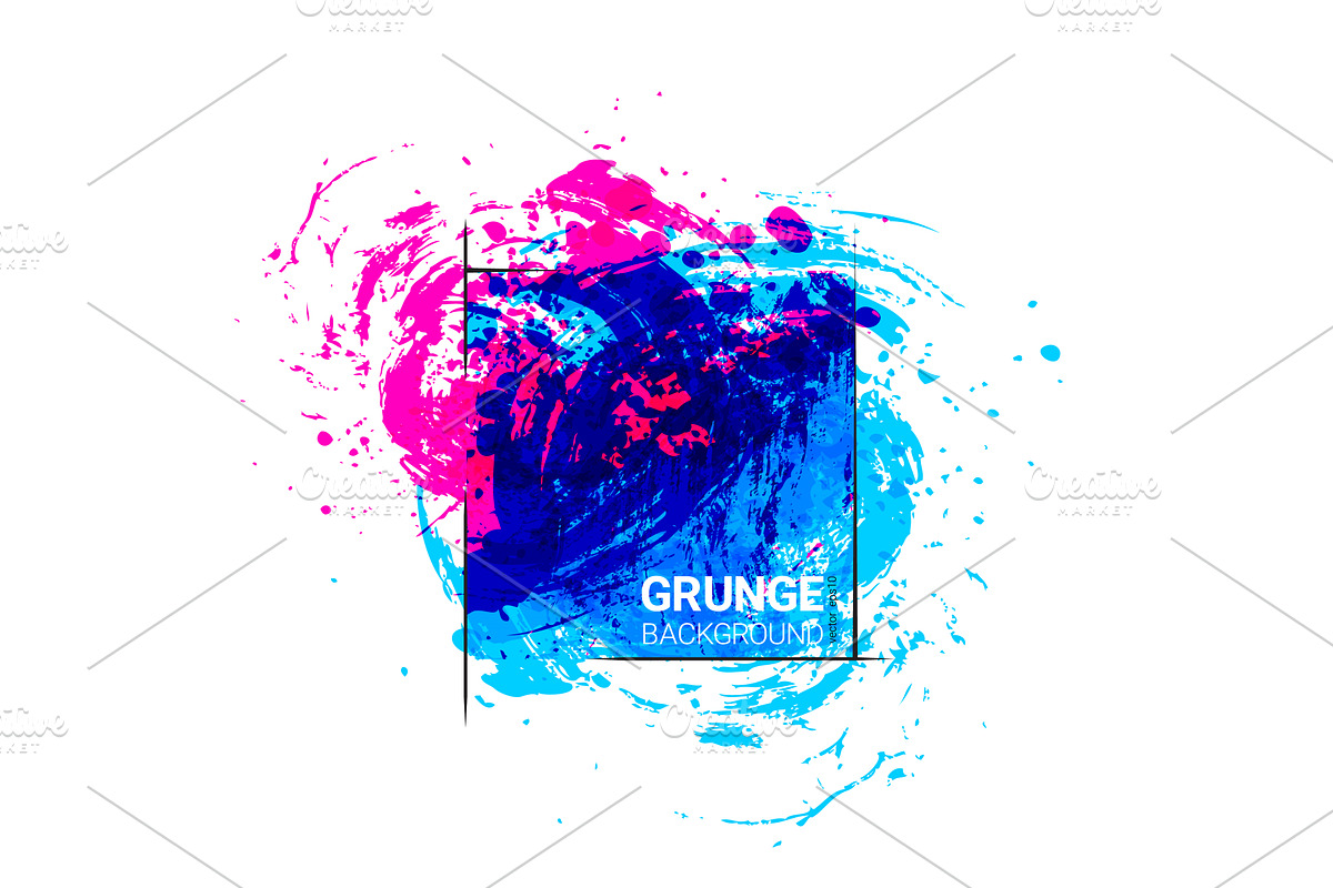 Ink watercolor colorful splash, a Decorative Illustration by CodeAndDesign