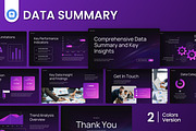 Data Summary Keynote, a Presentation Template by Antstheme (Thumbnail 1 of 4)