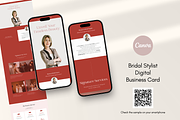 Bridal Stylist Digital Business Card, a Landing Page Template by batang (Thumbnail 2 of 5)