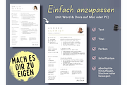 Bewerbungsvorlagen Word Lebenslauf, a Resume Template by Climbwithelevator (Thumbnail 6 of 10)