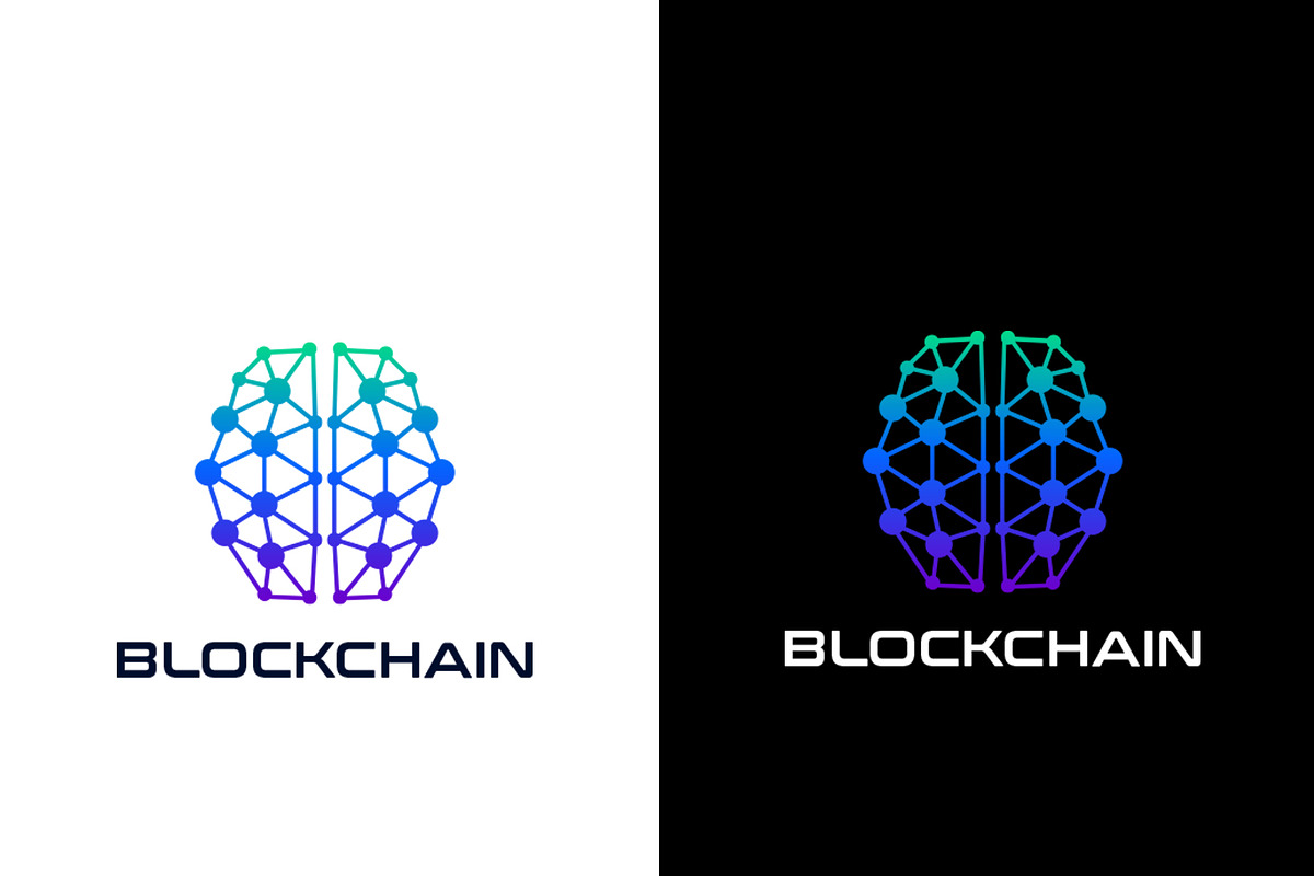 Abstract Brain Blockchain Logo, a Branding & Logo Template by HueNestify (Photo 2 of 3)