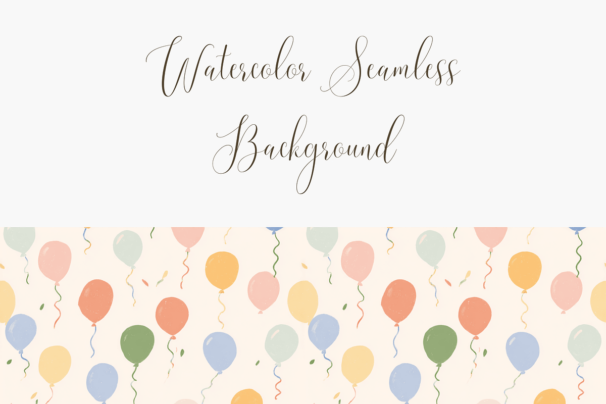 Kids Balloons Seamless Pattern PNG, a Pattern Graphic by Pati Charm Studio (Photo 3 of 7)