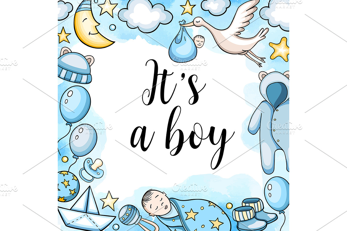Baby Boy Design Kit, an Object Illustration by Artspace (Photo 5 of 6)